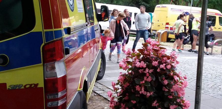Zabezpieczenie medyczne IV Festiwalu Biegowego na 5, 10 km im. Piotra Nurowskiego w Konstancinie