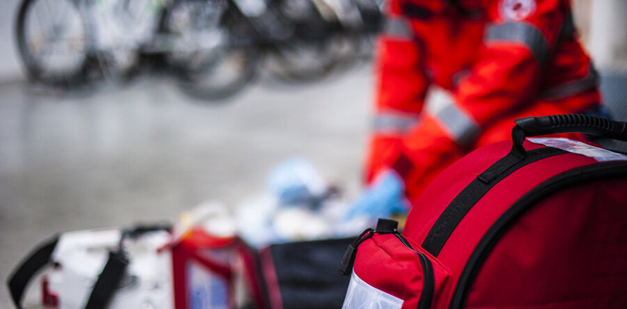 Nie ustąpił pierwszeństwa, zderzenie i reanimacja. Motocyklista nie żyje